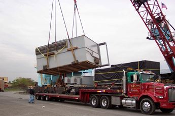 Loading turbine for delivery to Power Plant 2